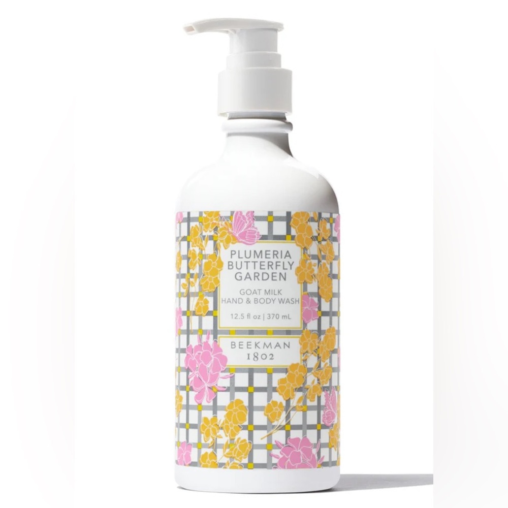 Plumeria and Butterfly 🌿 Beekman 1802  Hand & Body Wash 12.5 fl. oz. NEW